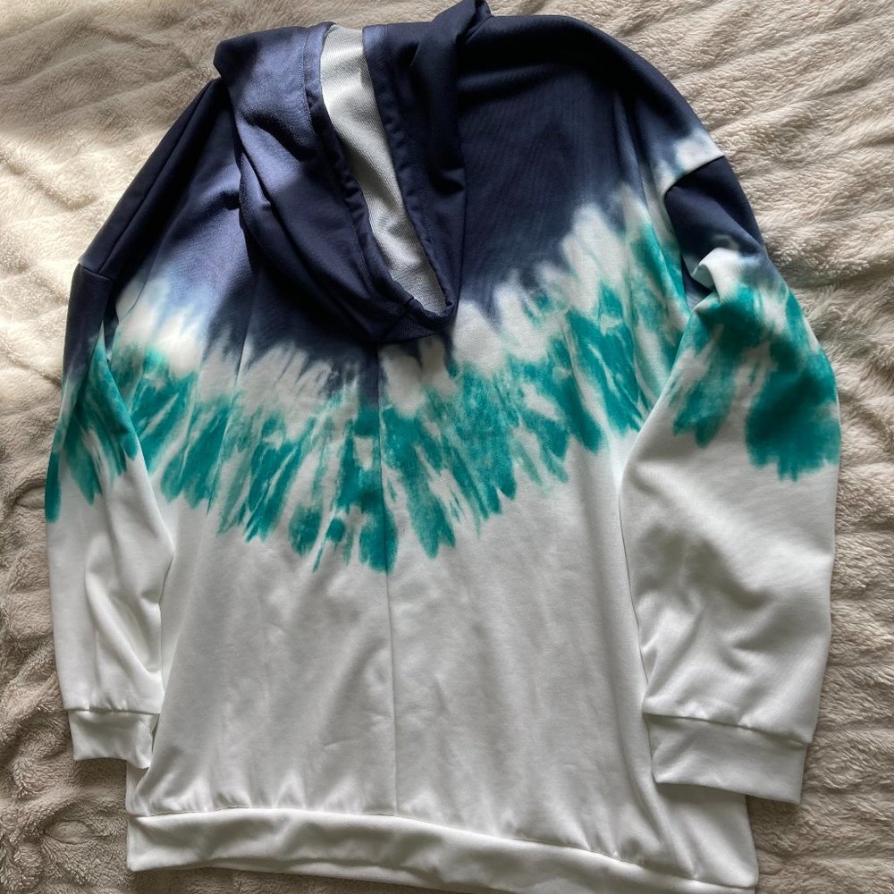 tie dyed hoody 2XL